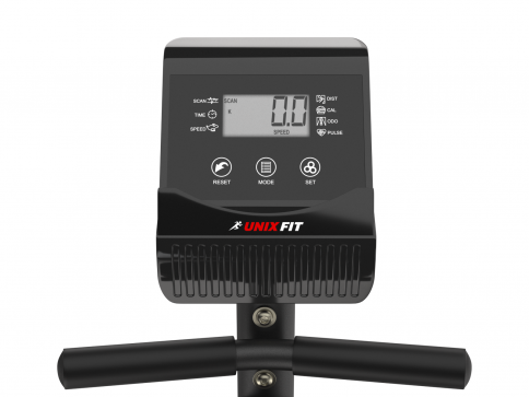 Горизонтальный велотренажер UNIXFIT BR-340 Compact (коврик 130 см в комплекте) - 8
