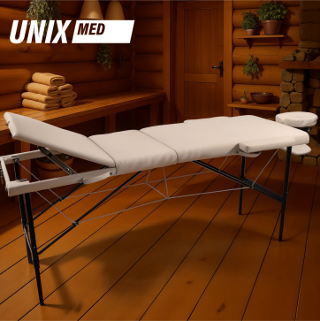 Массажный стол UNIX Superior 3 Section Cream - 3